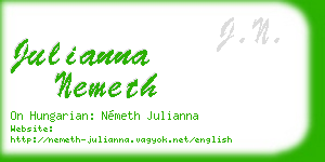 julianna nemeth business card