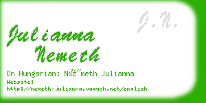 julianna nemeth business card